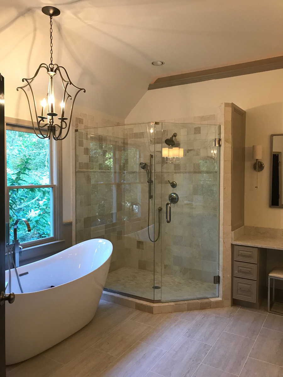 Primary bath — Greater Oak Contracting
